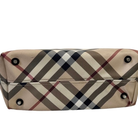 Burberry Nova Check Coated Canvas Nickie Tote - Picture 6 of 13